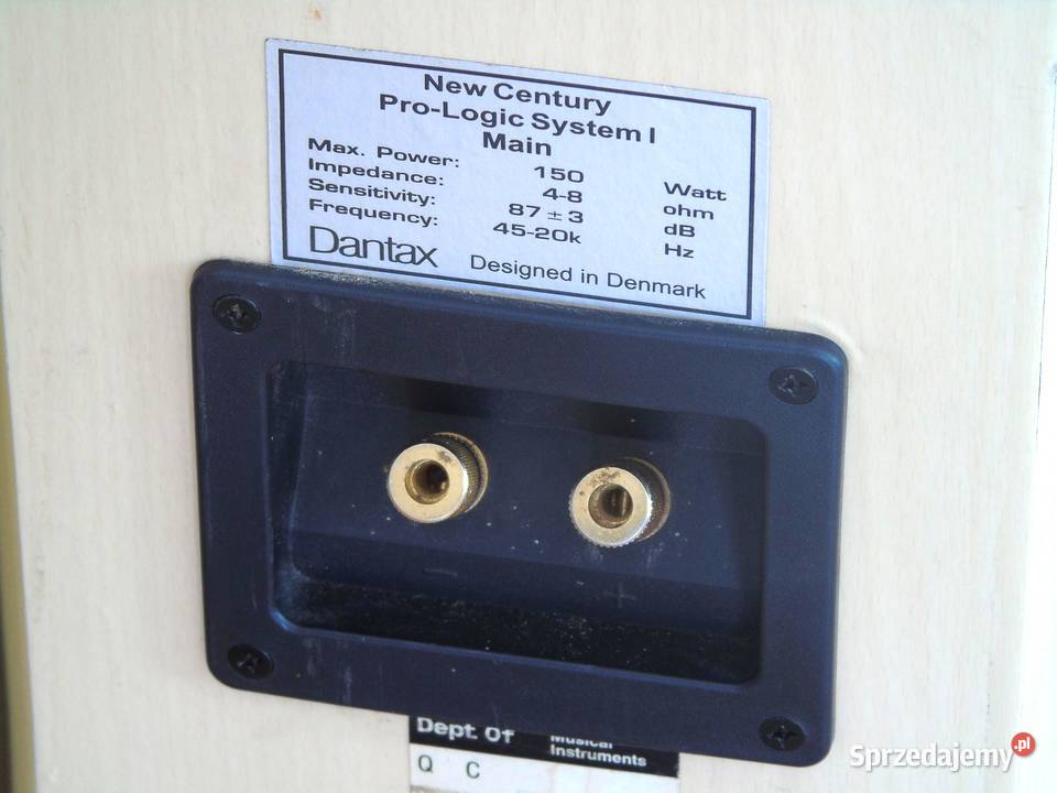 Duńskie kolumny Dantax Century 2 x 150 wat Jasło