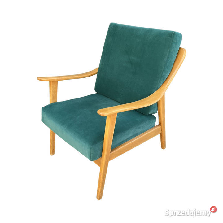 Modernistyczny fotel klubowy Casala Niemcy lata mazowieckie Warszawa