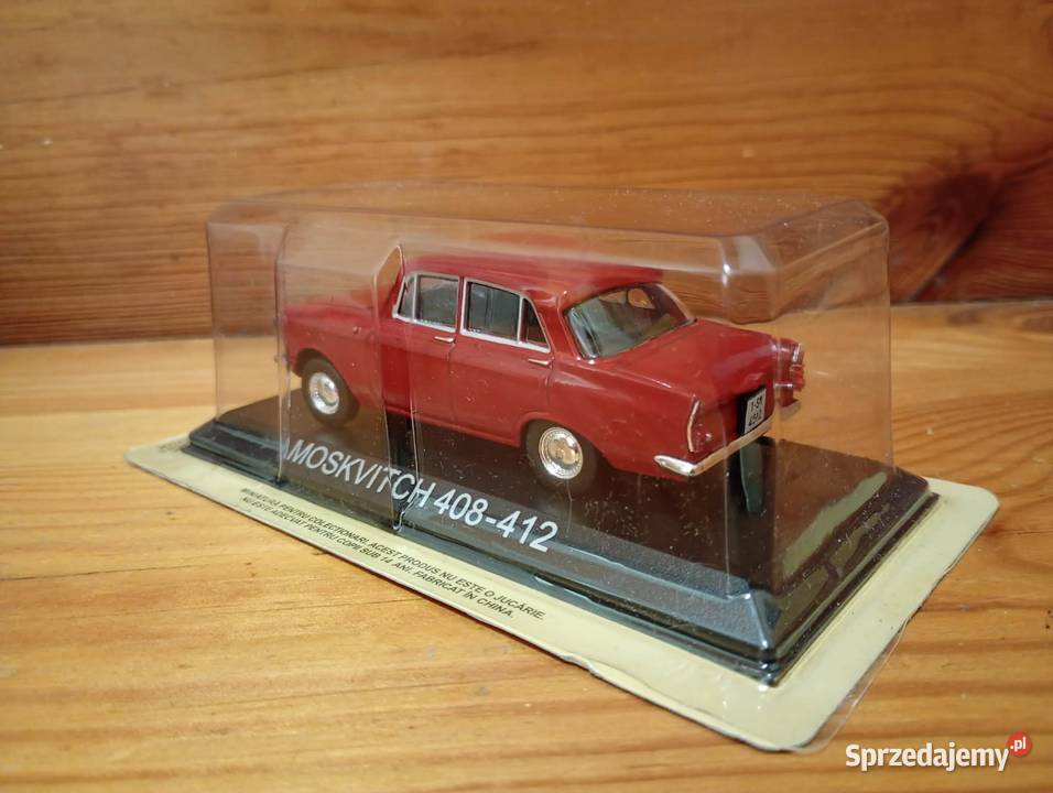 MOSKWICZ 408 412 deagostini 143 kultowe auta PRL Modelarstwo
