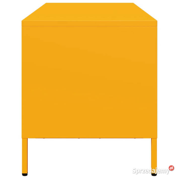 Szafka RTV żółta 1015x39x435 stal walcowana na Warszawa