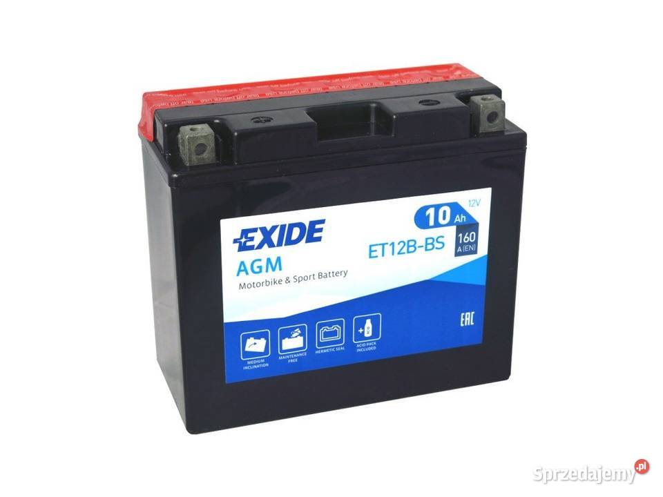 Akumulator motocyklowy EXIDE 12V10Ah YT12BBS Pruszków