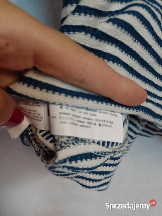 38M ZARA Dzianinowa bluzka kamizelkowa kamizelka kolorowy Kraków