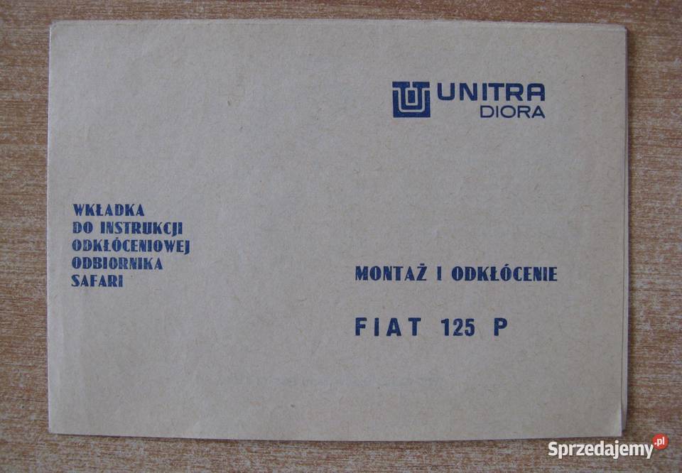 Instrukcja obsługi samochodowego odbiornika śląskie Dąbrowa Górnicza