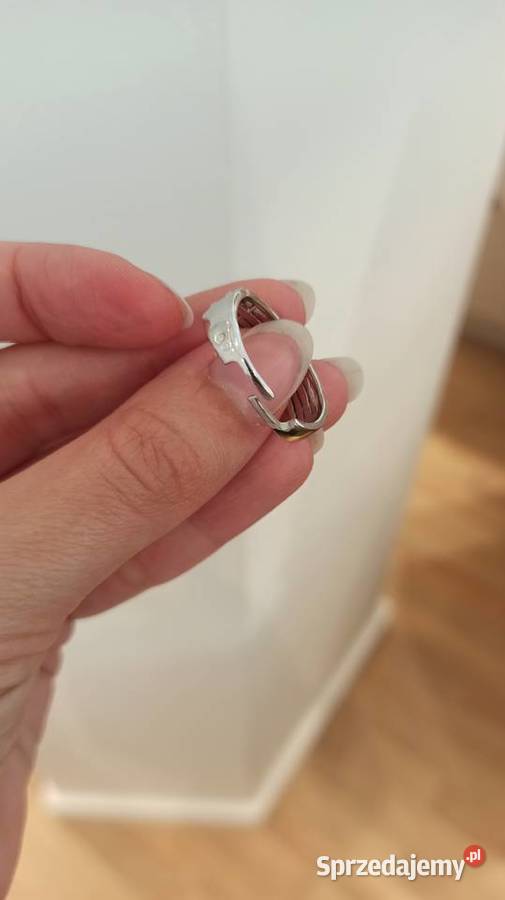 Srebrny pierścionek UNIWERSALNY obrączki z srebrne Warszawa