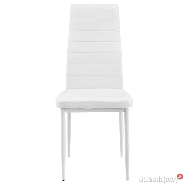 Zestaw 6 Białych Krzeseł Fado Wysyłka 24H Tarchały Małe