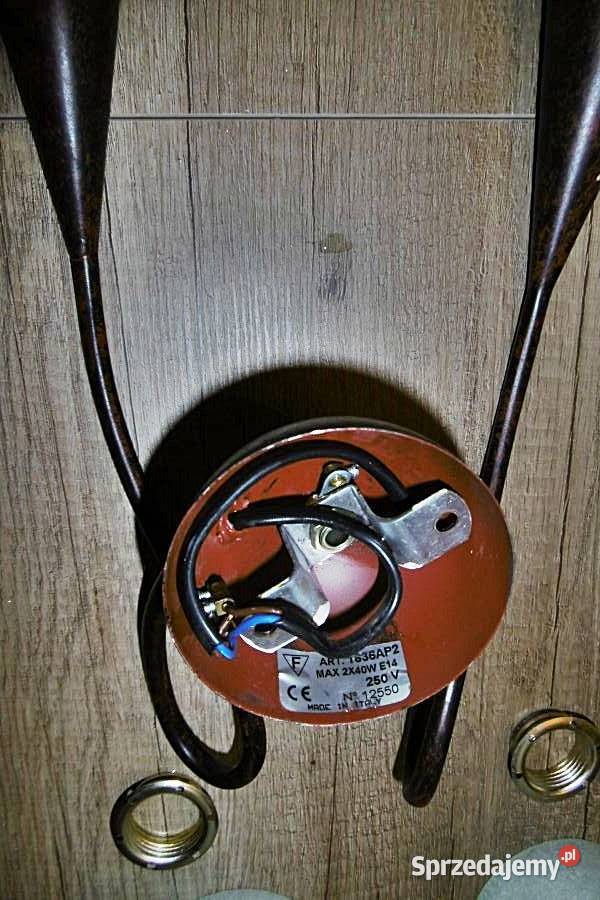 Kinkiet na ścianę 2 x E 14 ITALY włoski Ostrów Wielkopolski