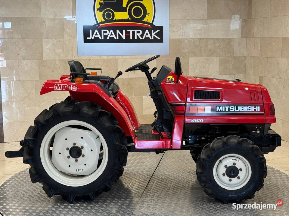 Mitsubishi MT18 Traktorek ogrodowy 4x4 Gwarancja WOM 540/1000 obr. Radomsko