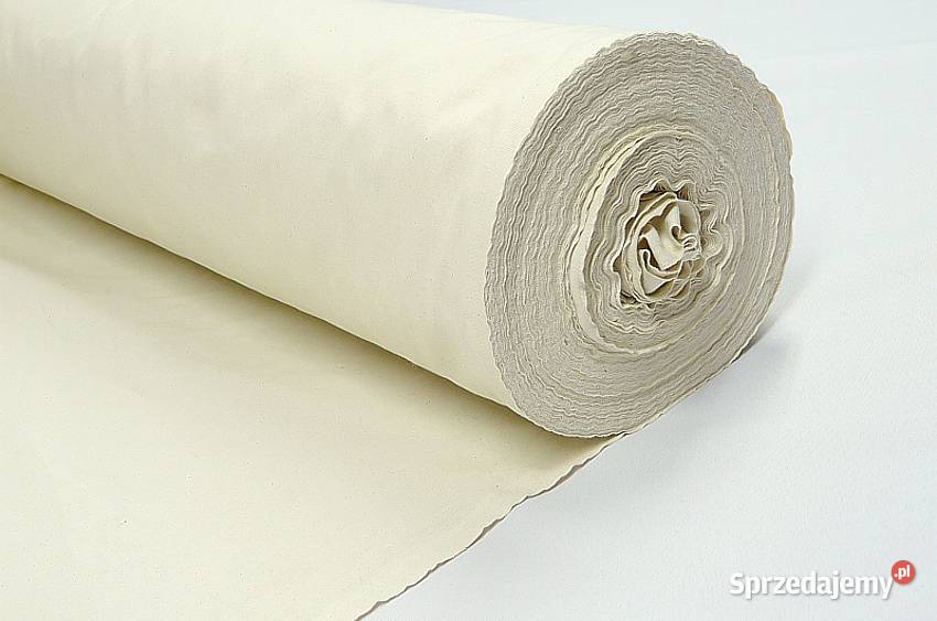 Tkanina surowa 280gr gruba surówka bawełniana