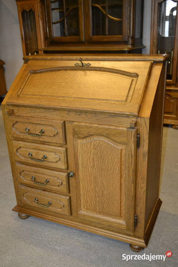 komoda sekretarzyk stylowy dąb Meble śląskie Będzin