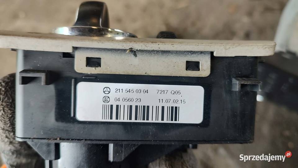 Przełącznik świateł 2115450304 Mercedes w211 e Książ Wielkopolski sprzedam