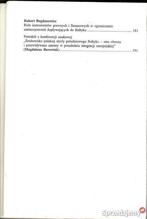 Środowisko polskiej strefy południowego Bałtyku Książki naukowe i popularnonaukowe