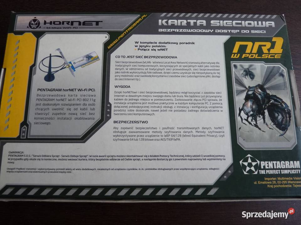 Karta sieciowa WiFi PCI dolnośląskie Wrocław