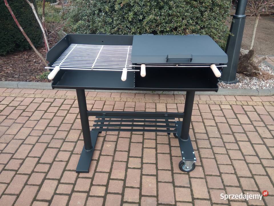 Gastronomiczny grill DWUKOMOROWY blacha 4 mm Gastronomia Damasławek