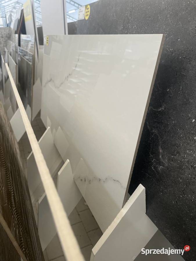 WYPRZEDAŻ PŁYTKA ARTIC WHITE POLEROWANA 60X120 Ząbki