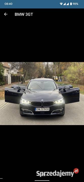 BMW 3GT stan idealny Łódź sprzedam