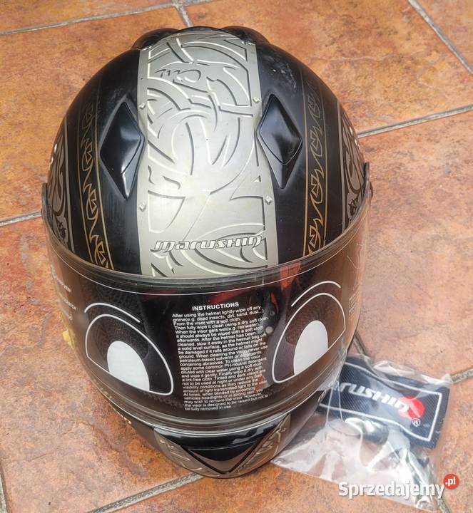 Nowy kask motocyklowy M firmy MARUSHIN Kaski Piła