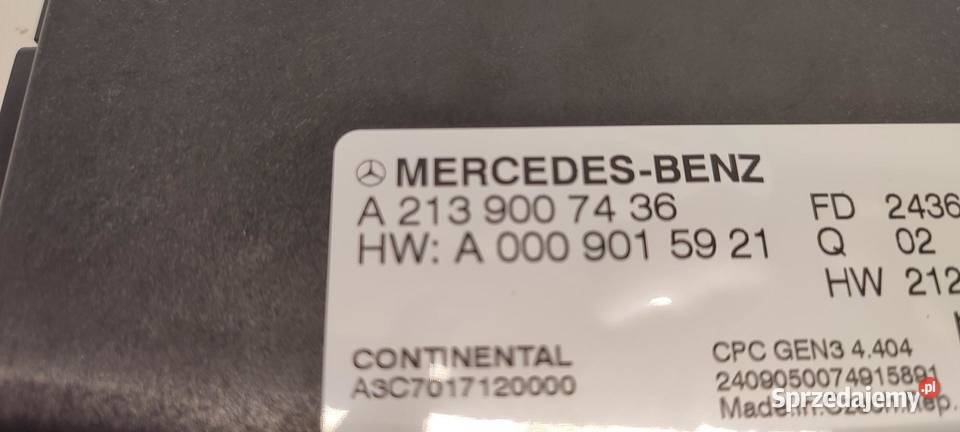MERCEDES W247 MODUŁ STEROWNIK SKRZYNI BIEGÓW