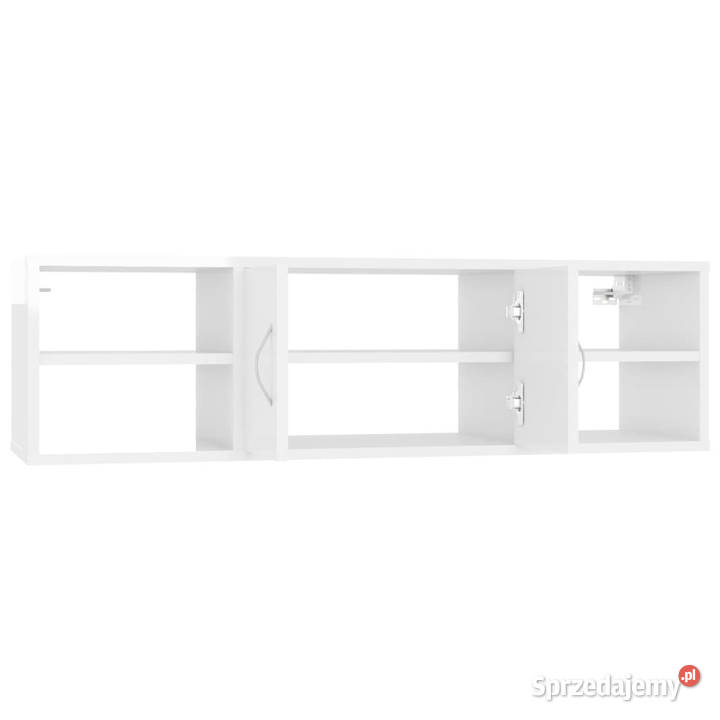 Półka ścienna wysoki połysk biała 102x30x29 Warszawa