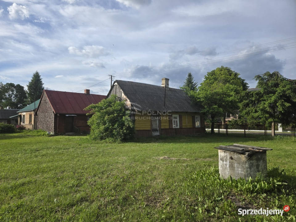 Działka siedliskowa w Kostomłotach Bugiem do remontu Sprzedaż lubelskie Kostomłoty