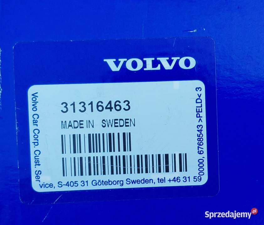 KRATKI ZDERZAKA SILVER MATT PDC VOLVO S60 V60 Mielęcin