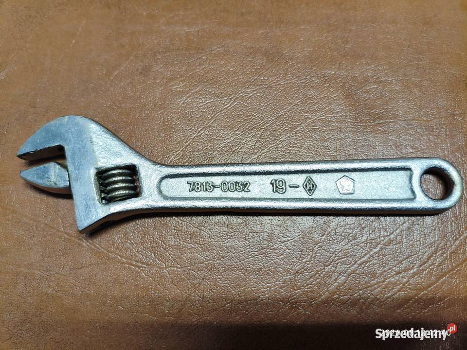 Klucz nastawny ZSRR 19 mm kultowy model 78130032 Lublin