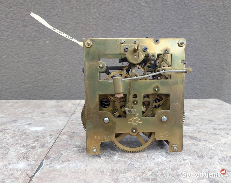 529 Mechanizm starego zegara ściennego Dufa P46 Tczew
