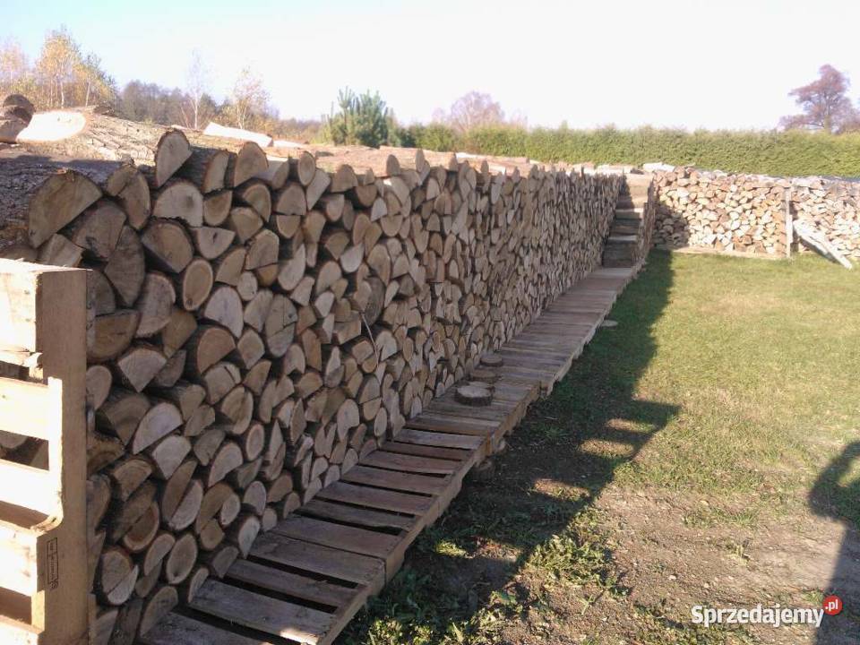 Drewno kominkowe opałowe sezonowane 2lata Wołów