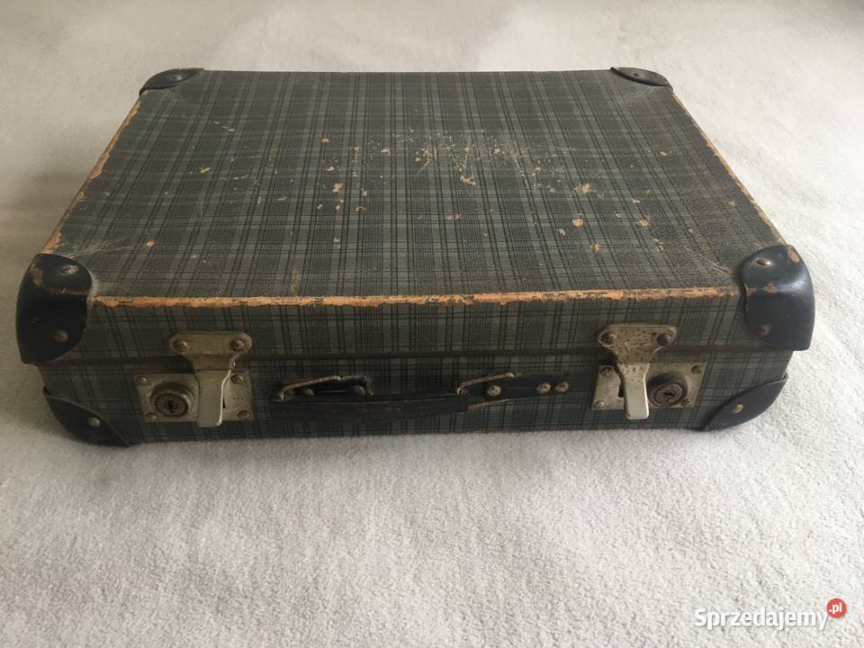 PRL stara walizka mała zachodniopomorskie Kołobrzeg