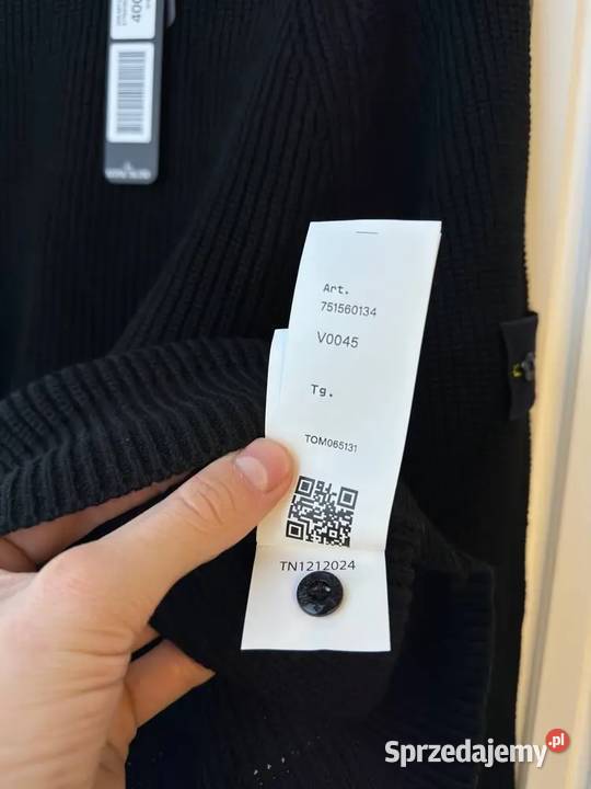Sweter Stone Island czarny nowa kolekcja Moda i Styl Warszawa