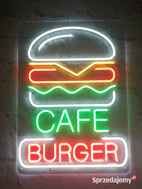 NEON LED CAFEBURGER podkarpackie Jasienica Rosielna