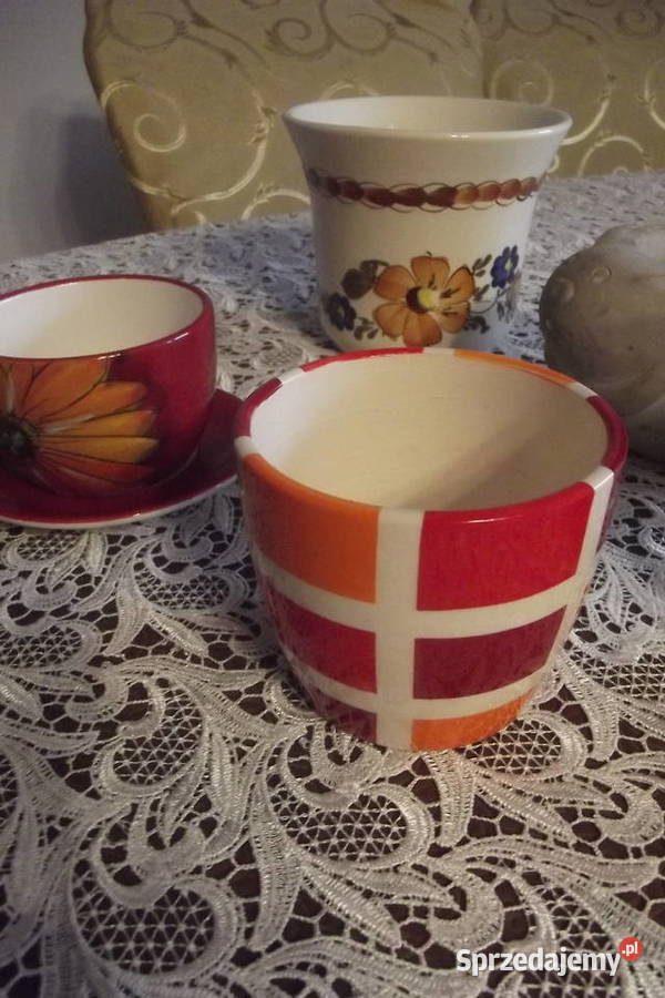 Doniczki małe 4 sztuki ceramiczny wazon Piekary Śląskie