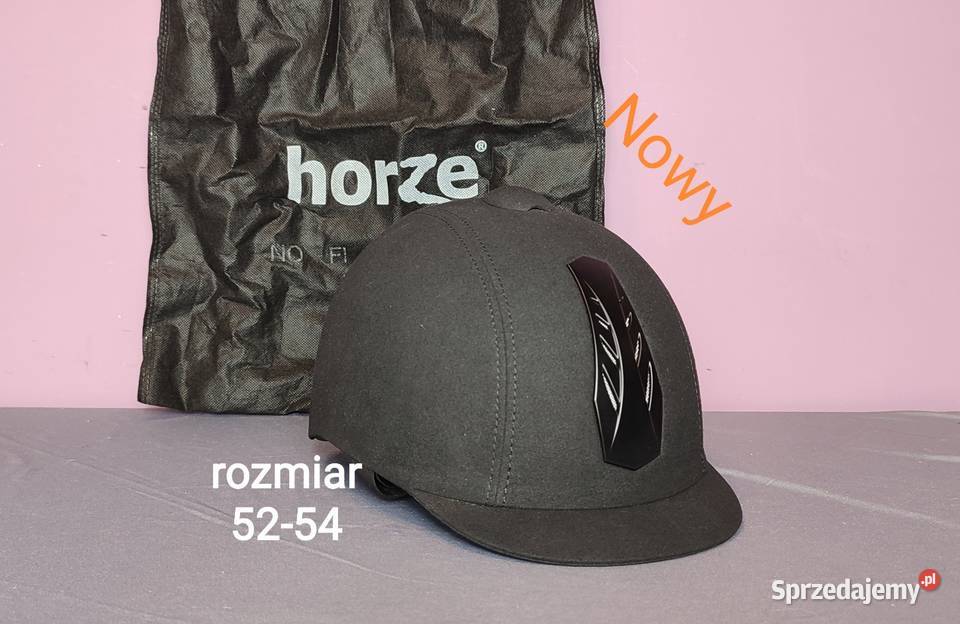 NOWY Kask jeździecki Horze Triton czarny z Jasień sprzedam