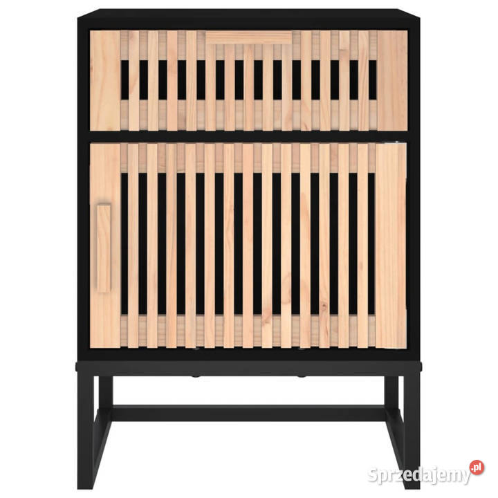 Szafka nocna czarna 40x30x555 materiał mazowieckie Warszawa