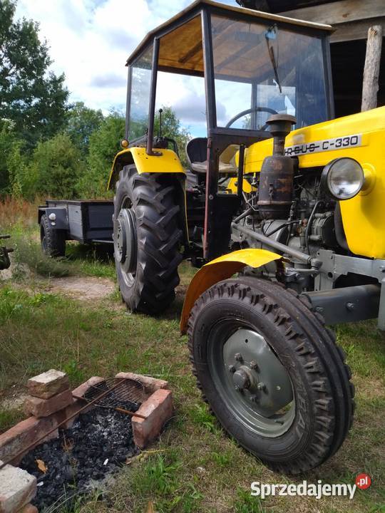 c 330 dwukółka przyczepa jednoosiowa kultywator Trzcianka sprzedam