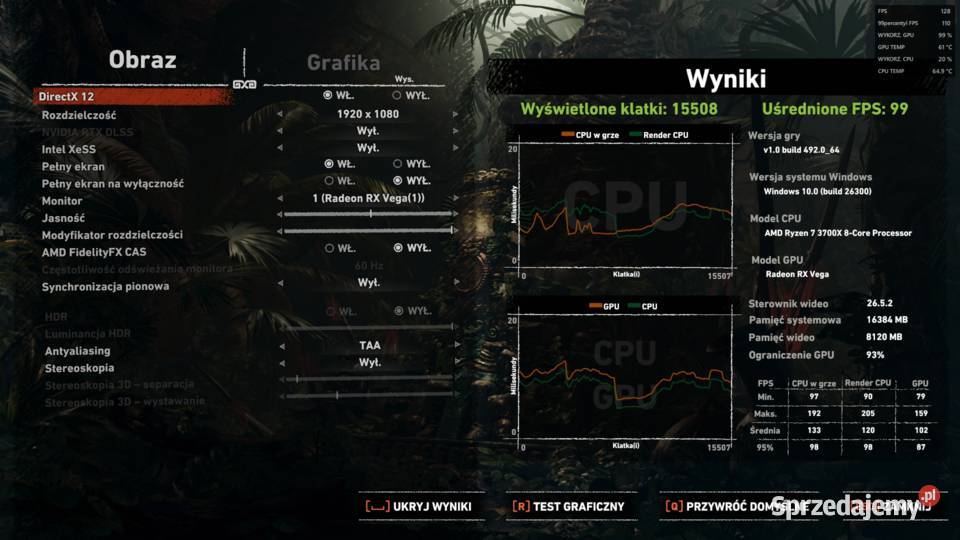 Komputer gamingowy AMD Ryzen 7 3700X Radeon RX Ostrów Wielkopolski