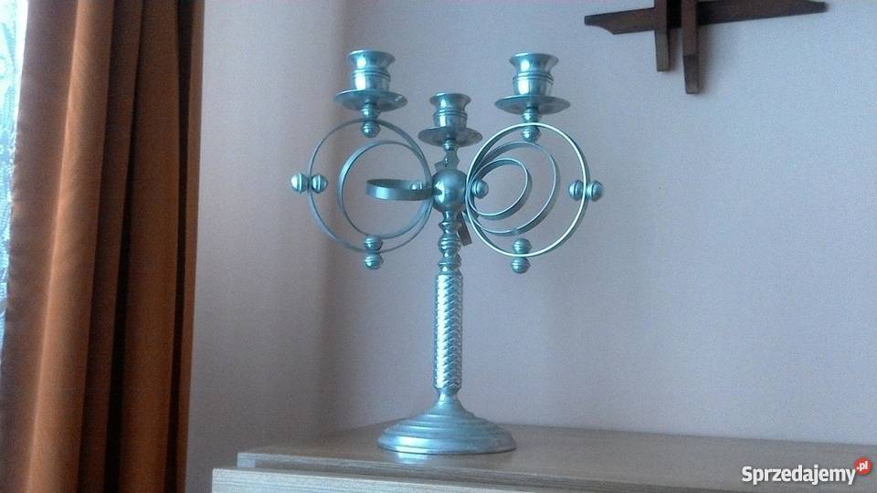 Świecznik trójramienny