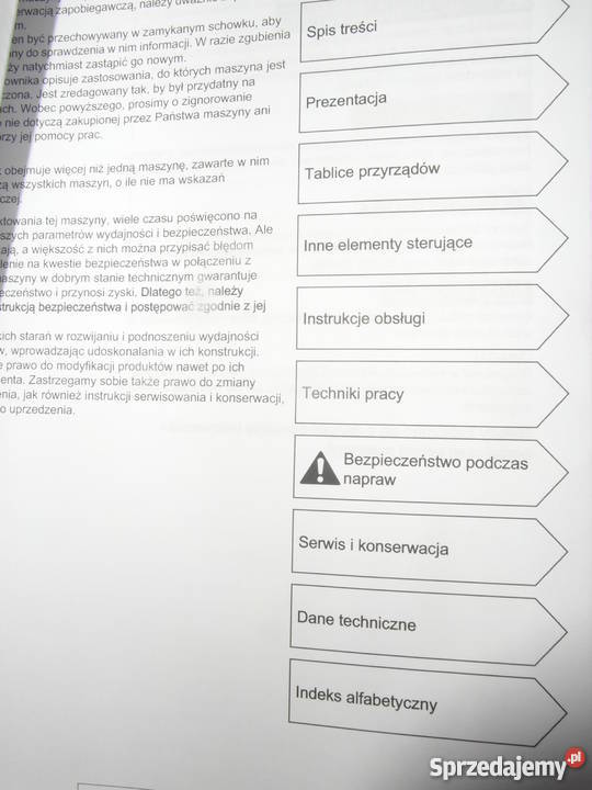 dtr instrukcja obsługi koparka volvo ec140 d i Rok wydania 2008 Szczecin