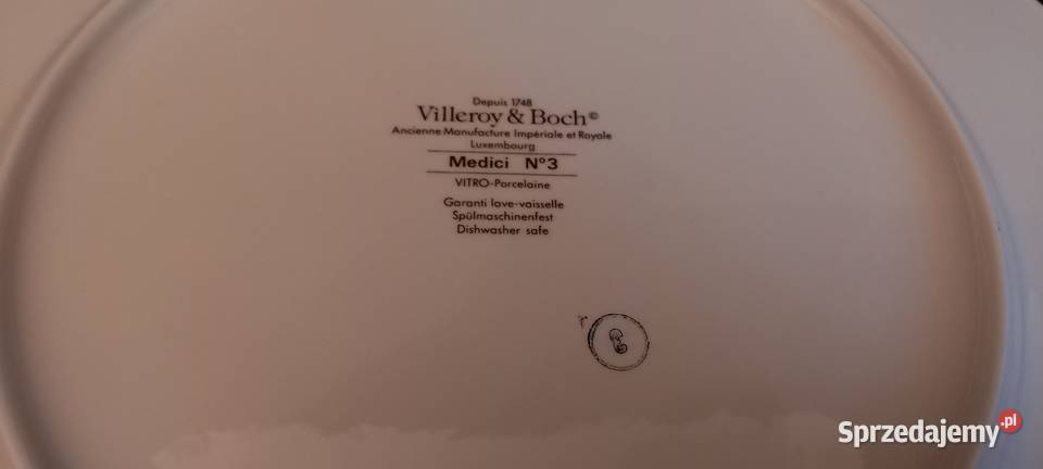 Talerz VilleroyBoch Medici lubelskie Chełm