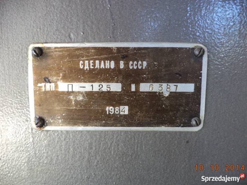 Prasa hydrauliczna laboratoryjna P 125 Ton Produkcja Warszowice