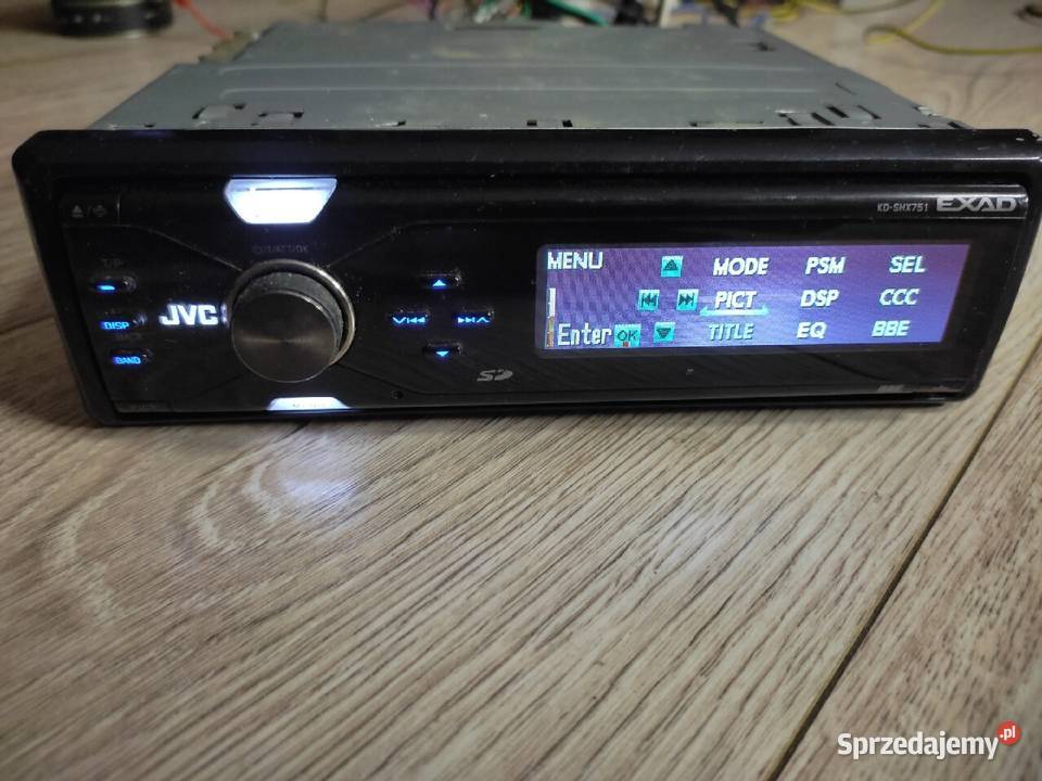 Radio samochodowe JVC KDSHX751 EXAD widna JVC dolnośląskie Bolków