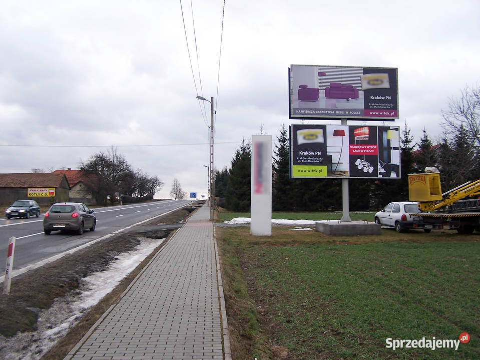 Reklama Billboard dwustronny 4 powierzchnie Trzebinia