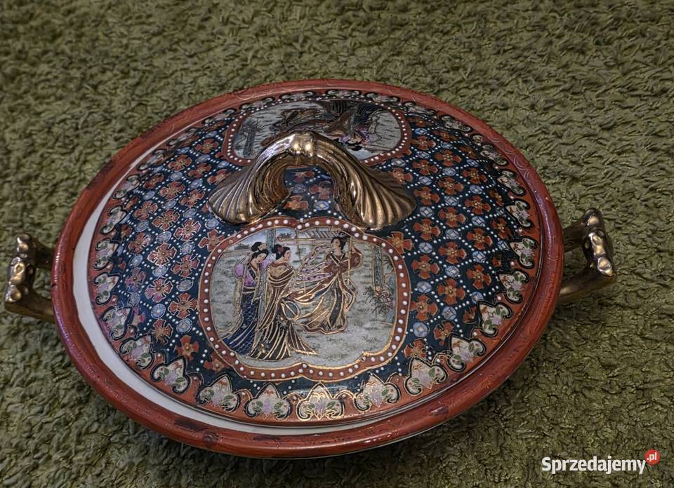 Piękne naczynie ozdobne chińskie z lat 90tych Antyki, Sztuka, Kolekcje mazowieckie Warszawa sprzedam