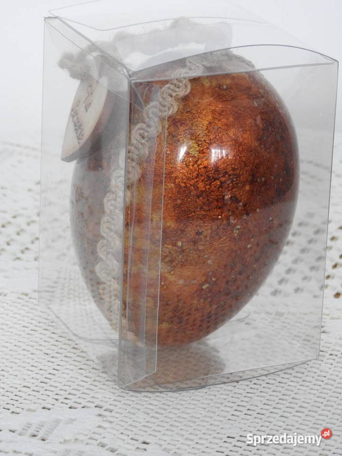 Jajko plastikowe imitacja bursztynu handmade sprzedam