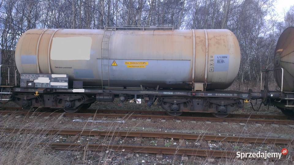 Zbiornik kolejowy 61m3 PPOŻ OLEJE RSM FERMENT Opole