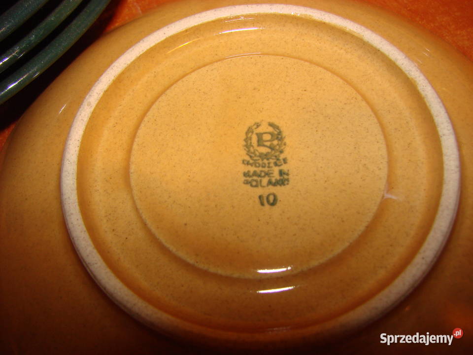 Chodzież porcelitowy talerzyk PRL Pruszcz Gdański