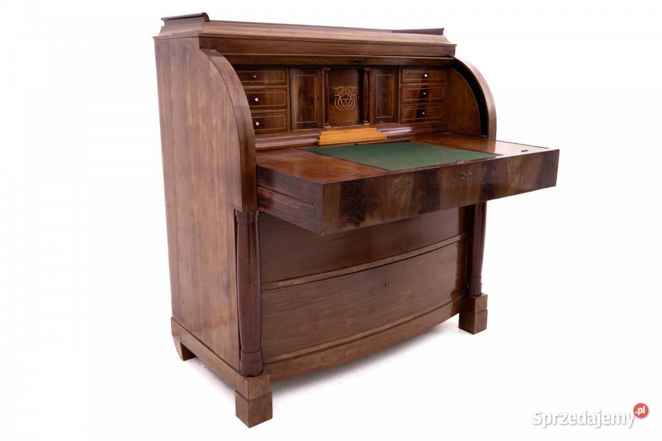 Okazała sekretera w stylu Biedermeier