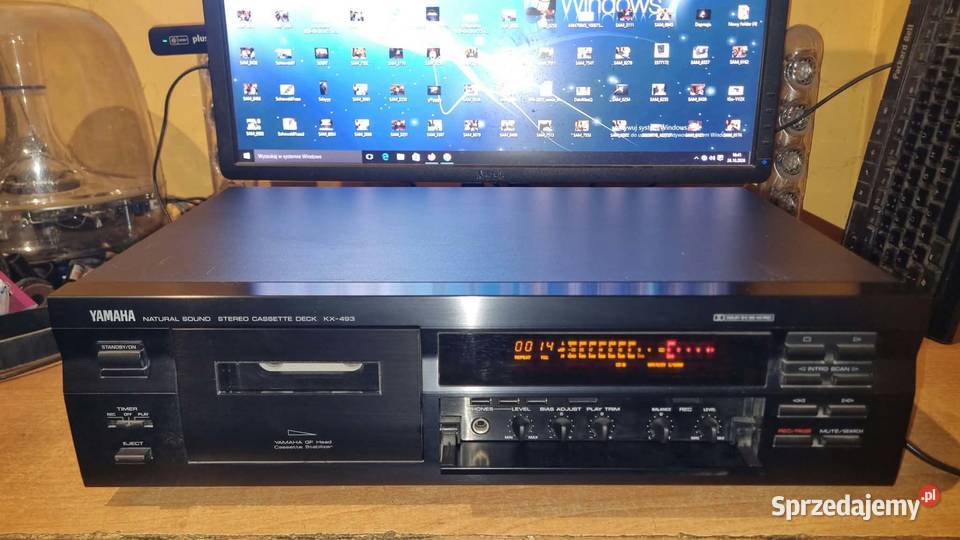 Magnetofon kasetowy Yamaha KX493 idealny stan