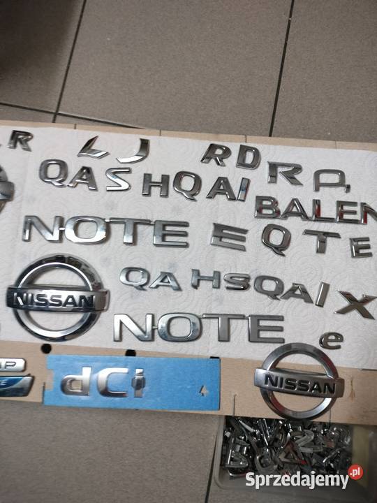 Emblemat znaczek logo Nissan Qashqai i inne Turek sprzedam