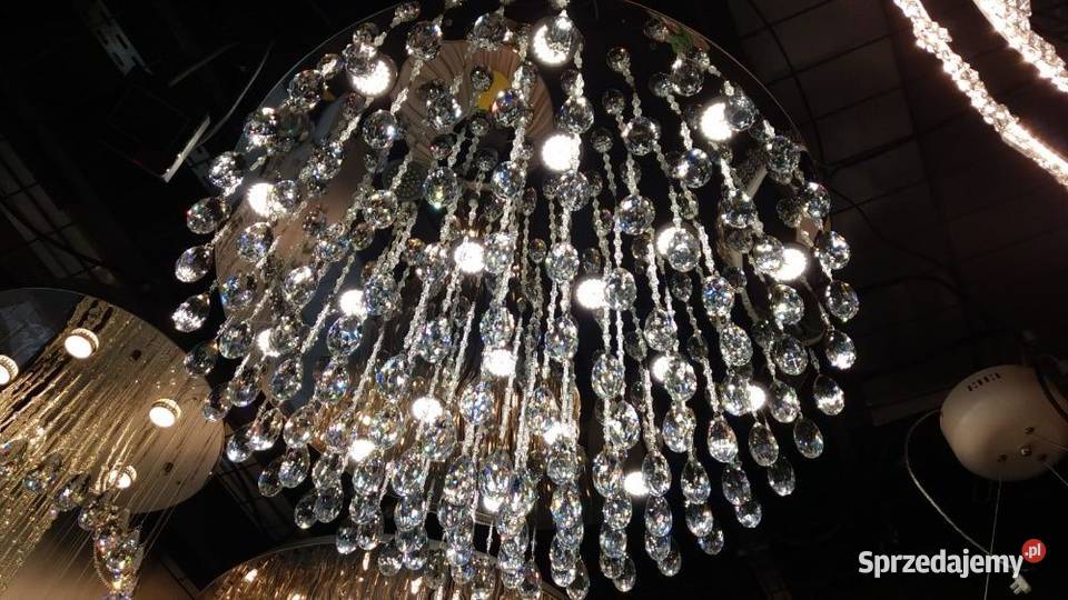 Gigant Kryształowy Plafon kryształowy żyrandol Szczecin
