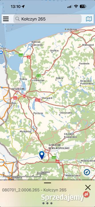 Działka z linią brzegową rzeki rolna Kołczyn